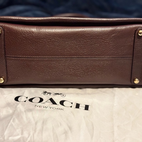 COACH F40862 Drew Satchel Handbag (Oxblood) - NWOT - Picture 9 of 11